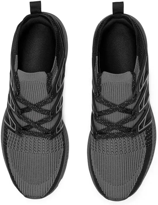Men's Walking Shoes Comfortable Breathable Slip-On Running Tennis Athletic Gym Workout Cross Training Sneakers