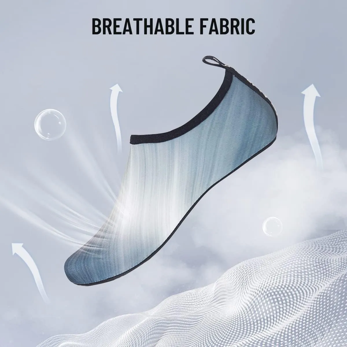 Mens Womens Water Shoes Barefoot Beach Pool Shoes Quick-Dry Aqua Yoga Socks for Surf Swim Water Sport