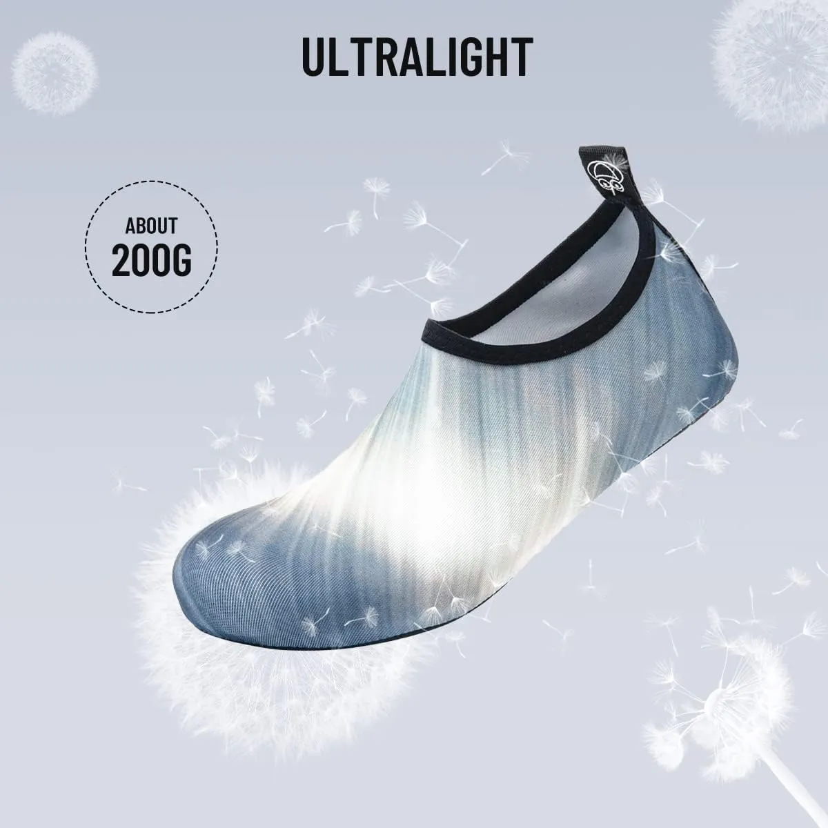 Mens Womens Water Shoes Barefoot Beach Pool Shoes Quick-Dry Aqua Yoga Socks for Surf Swim Water Sport