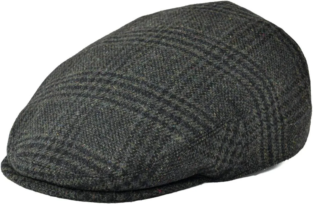 Men's Wool Tweed Newsboy Ivy Cap Gatsby Golf Flat Hat