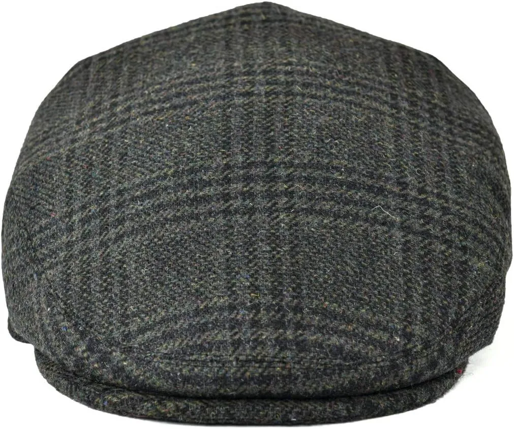 Men's Wool Tweed Newsboy Ivy Cap Gatsby Golf Flat Hat