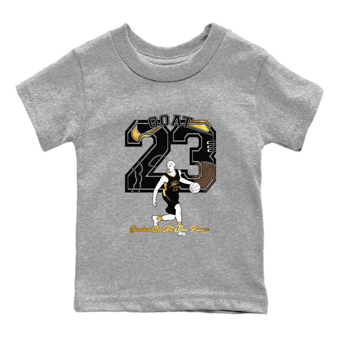 Metallic Player Kids Black Air 1 Low-priced Sneaker Jordan Gold - Goat Tees SNRT Refined