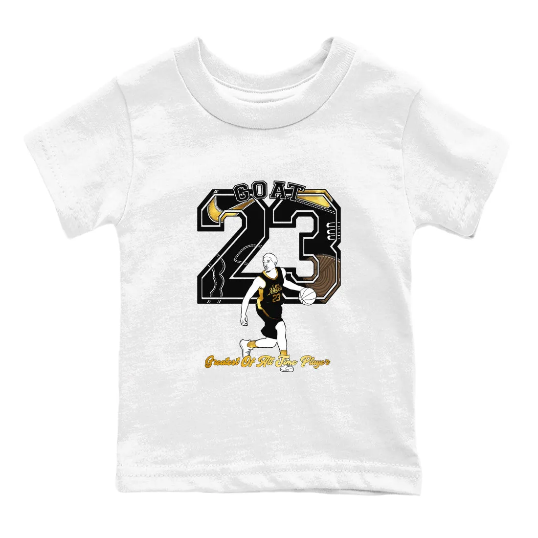 Metallic Player Kids Black Air 1 Low-priced Sneaker Jordan Gold - Goat Tees SNRT Refined