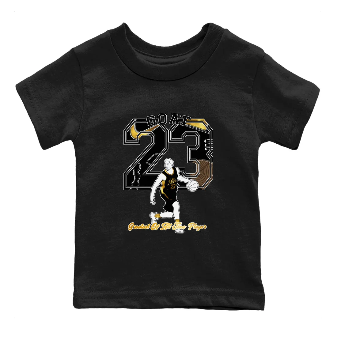 Metallic Player Kids Black Air 1 Low-priced Sneaker Jordan Gold - Goat Tees SNRT Refined