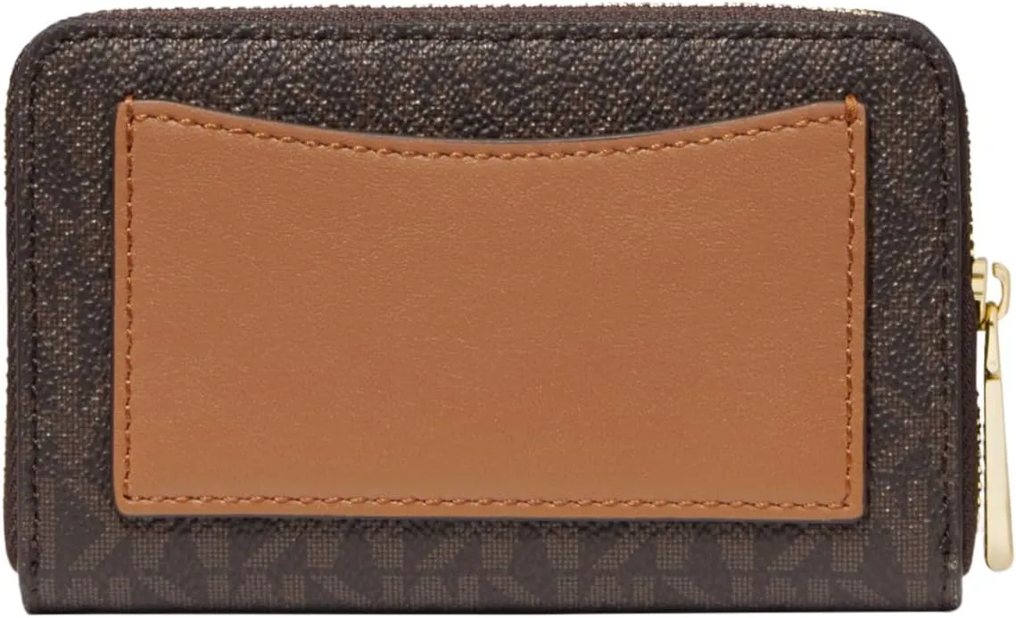 Michael Kors Women's Jet Set Small Zip Around Card Case