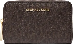 Michael Kors Women's Jet Set Small Zip Around Card Case