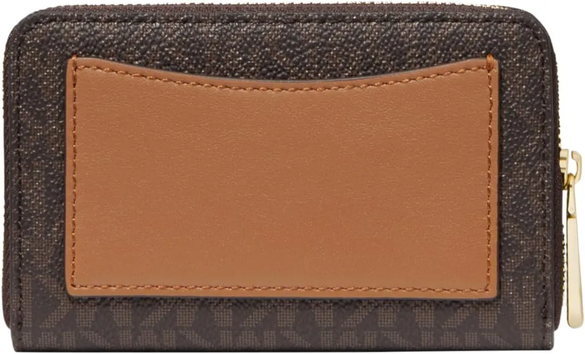 Michael Kors Women's Jet Set Small Zip Around Card Case