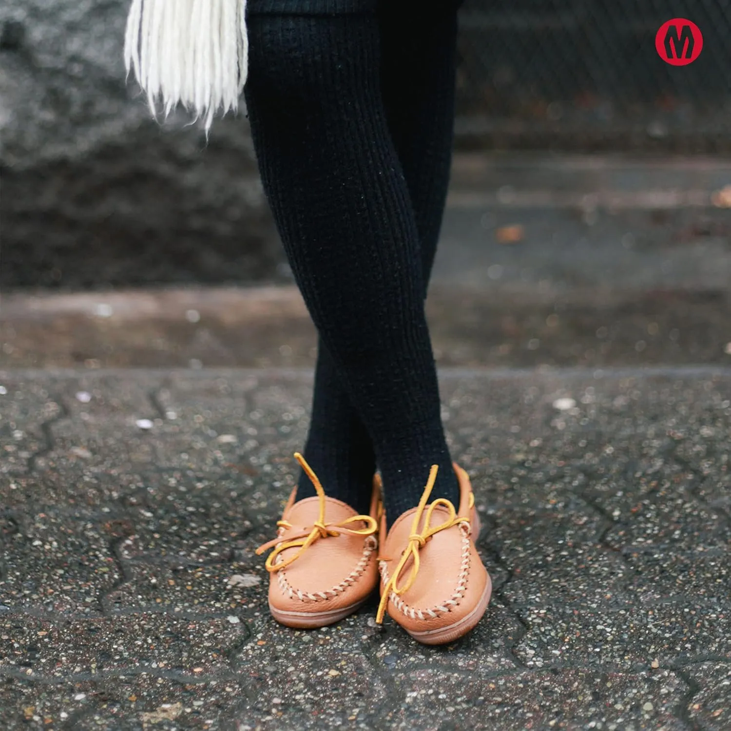 Minnetonka Women's Moosehide Classic Slip-On