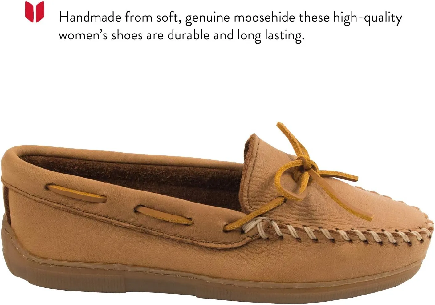 Minnetonka Women's Moosehide Classic Slip-On