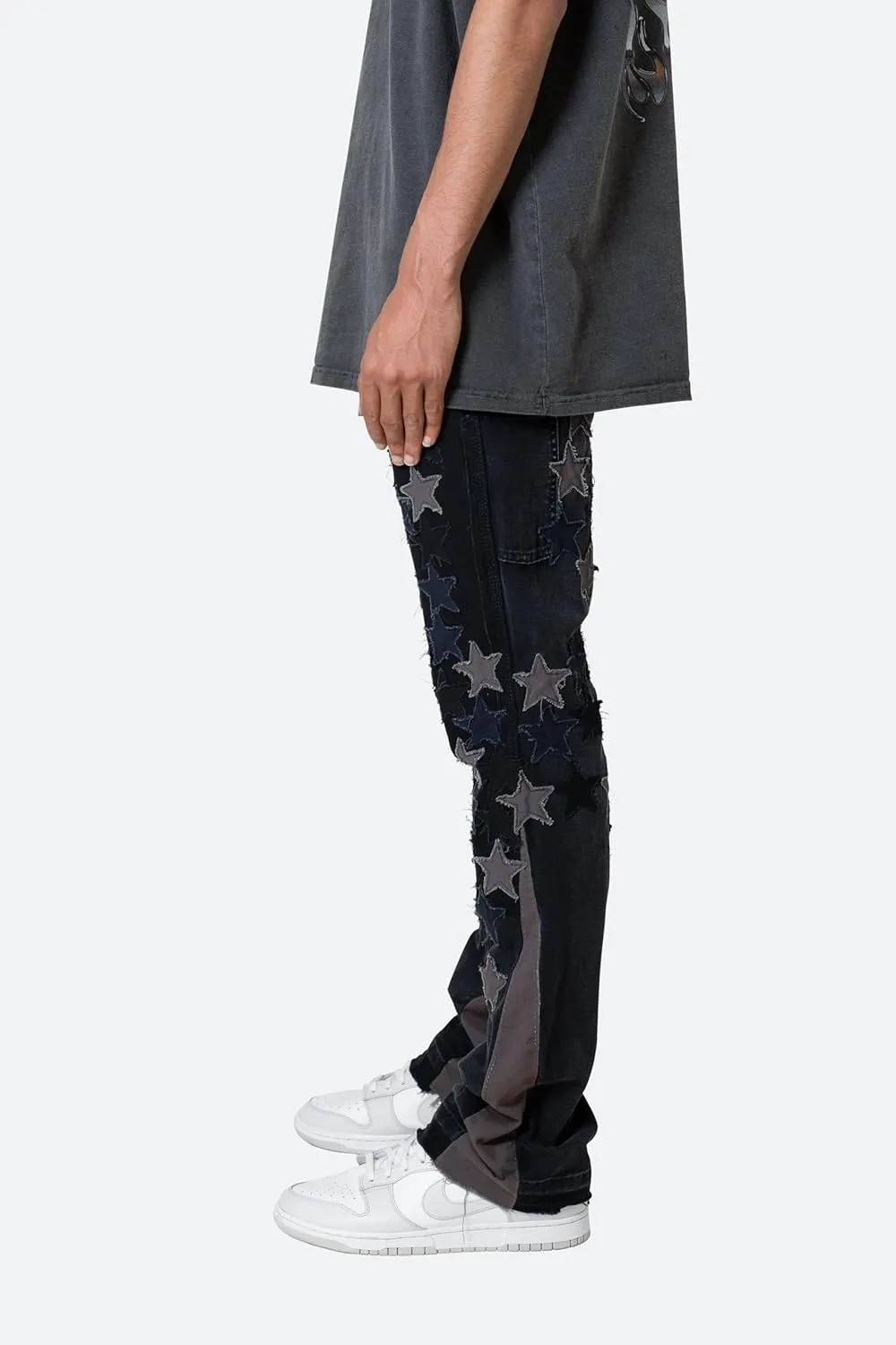 mnml Men's B451 Star Flare Denim