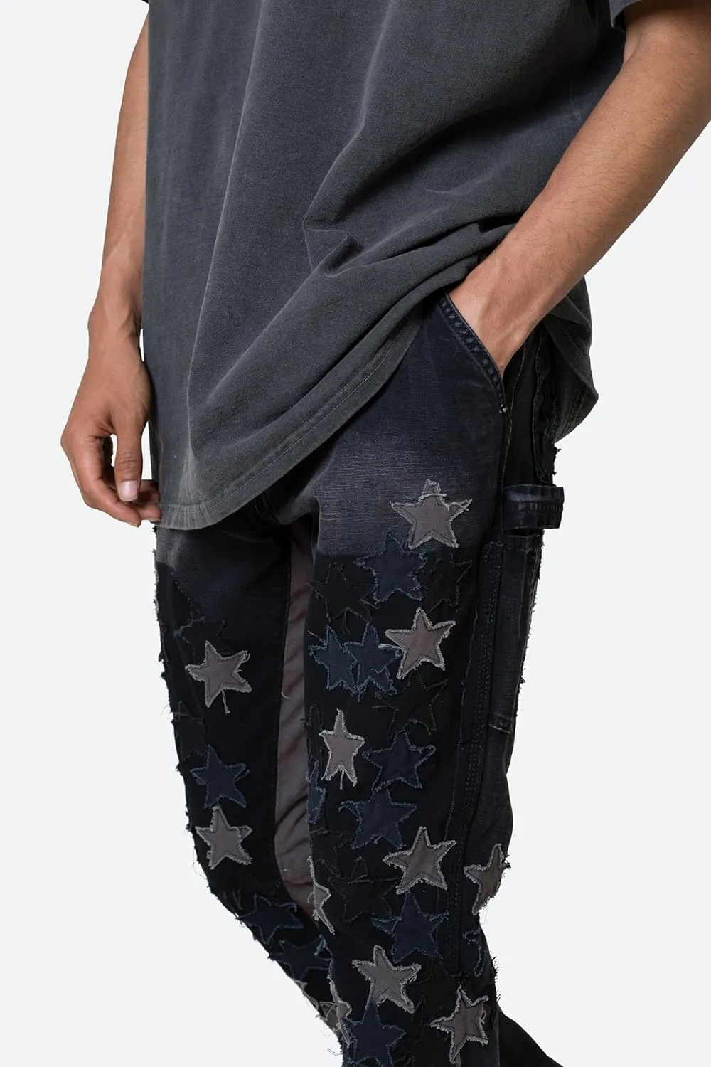 mnml Men's B451 Star Flare Denim