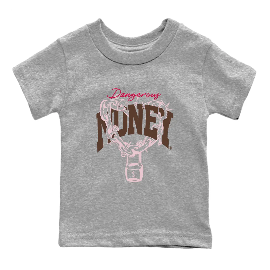 Money Kids Pink Sneaker Performance-driven And Foam Dangerous Christmas clearance Dunk SNRT - Wow Tees Cacao
