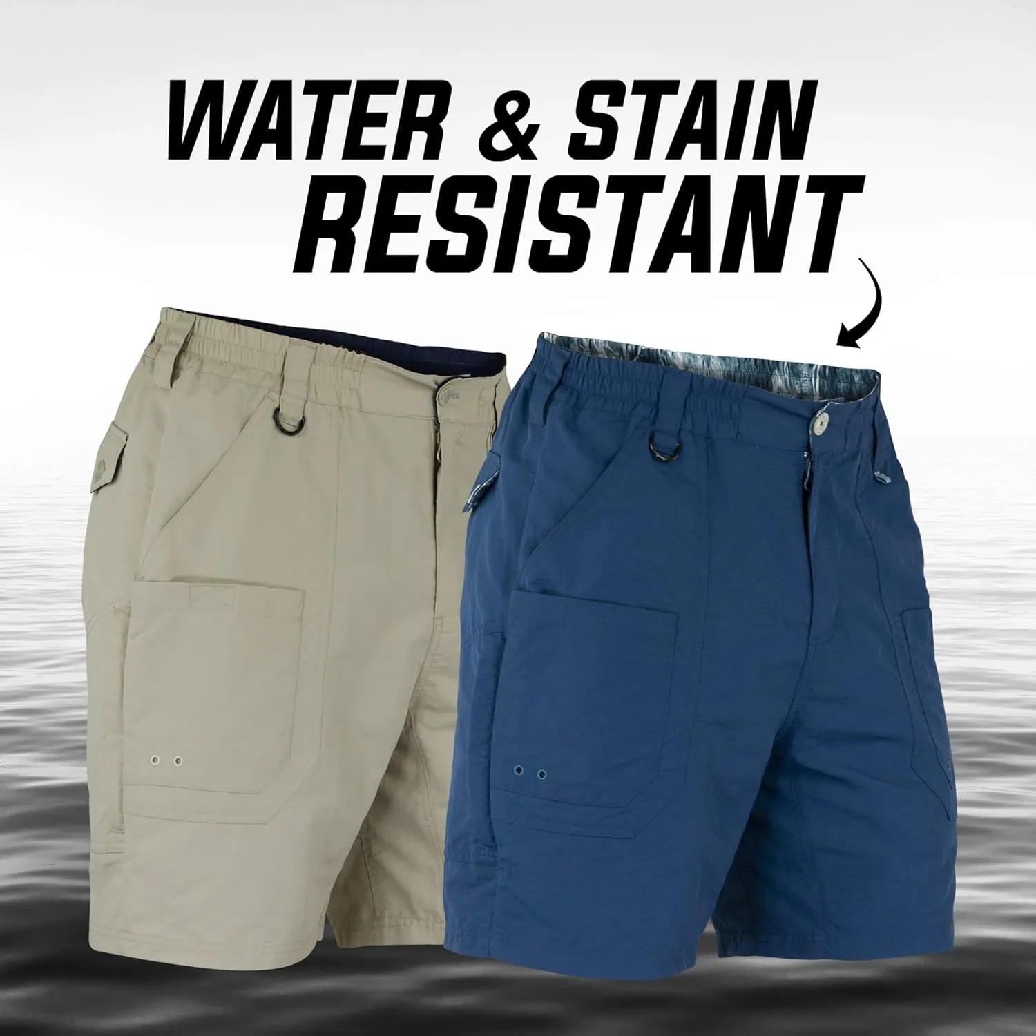 Mossy Oak Men's XTR Fishing Quick Dry, Hiking Shorts