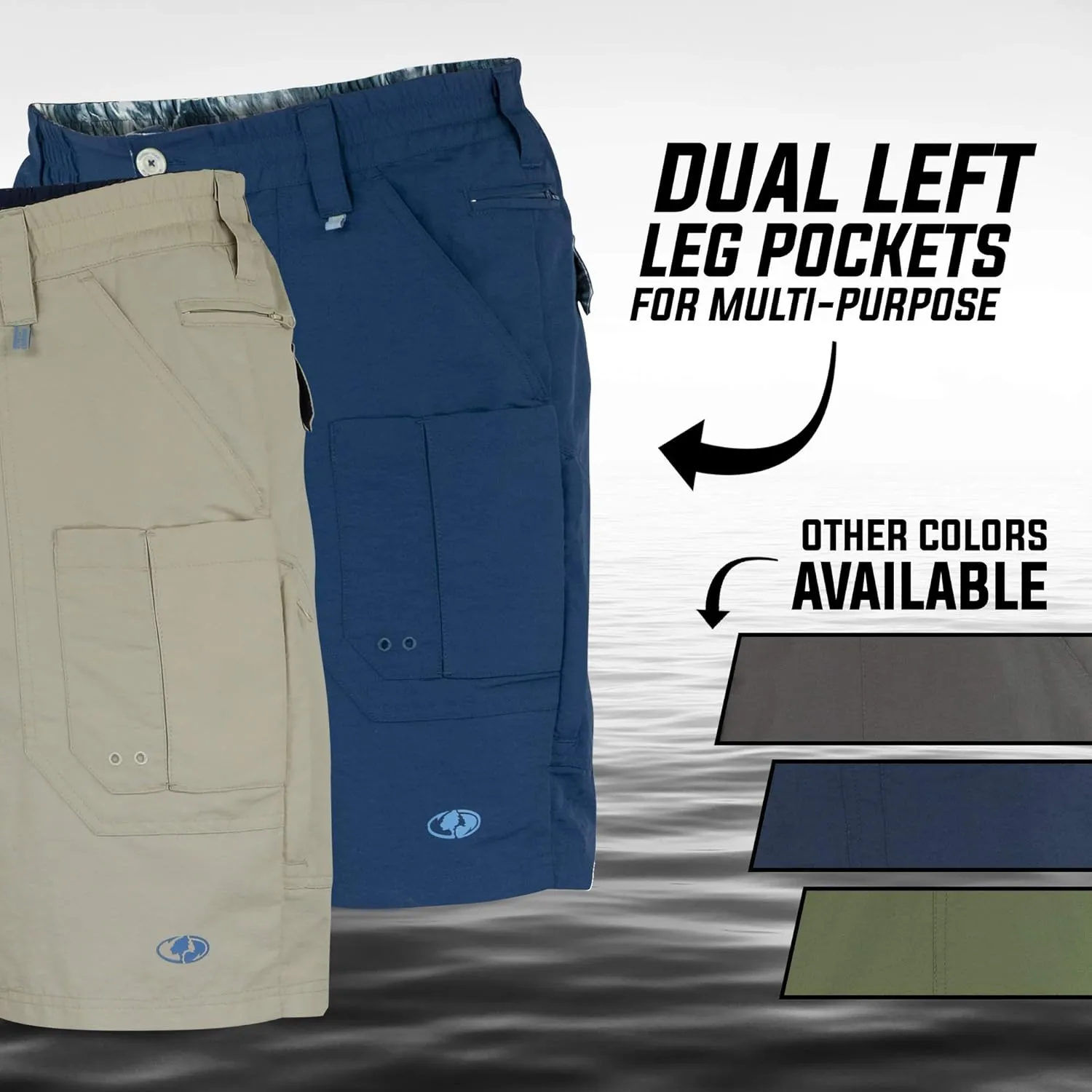 Mossy Oak Men's XTR Fishing Quick Dry, Hiking Shorts