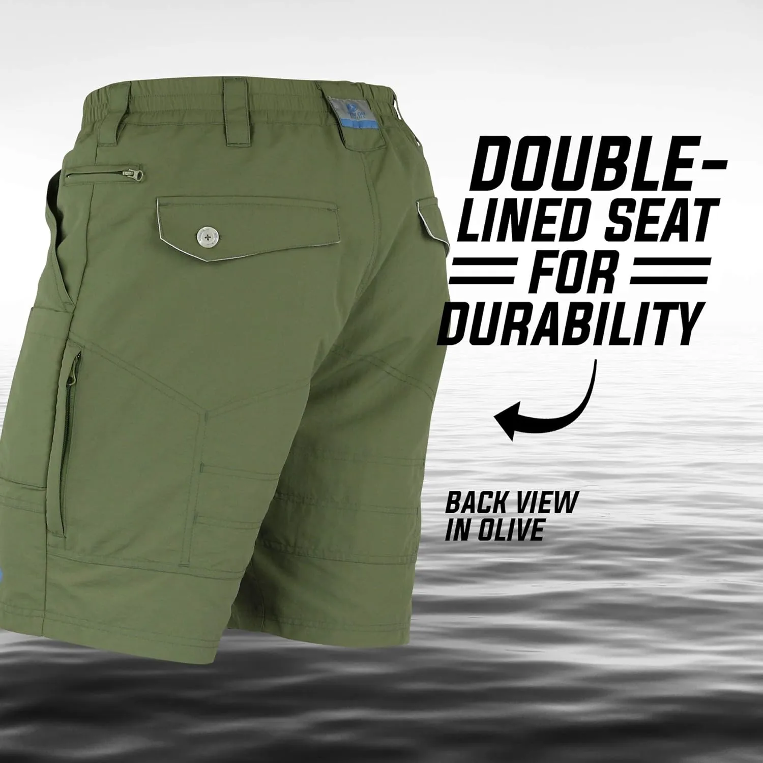 Mossy Oak Men's XTR Fishing Quick Dry, Hiking Shorts