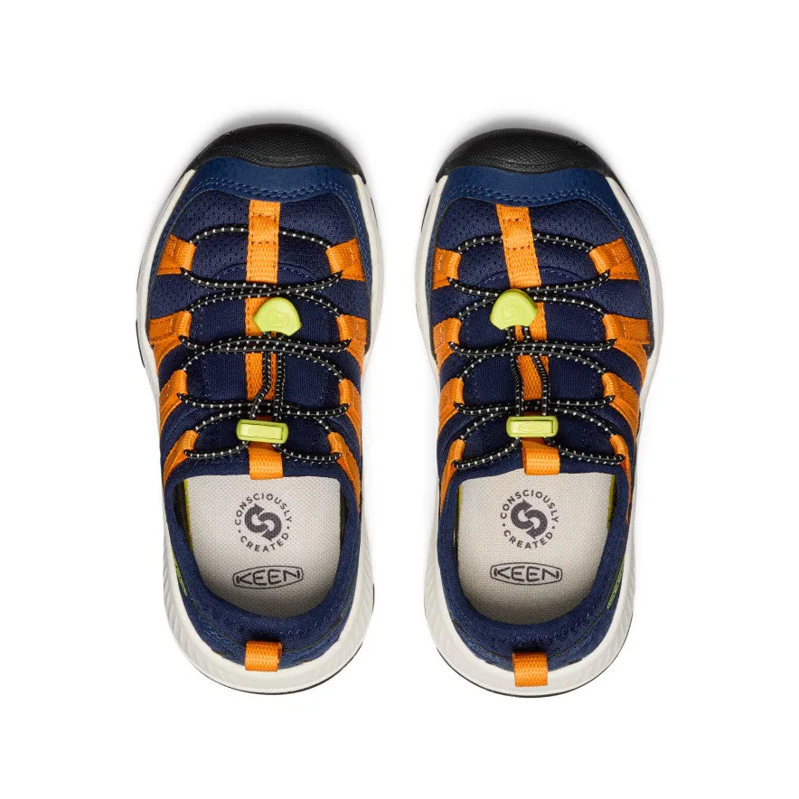 Motozoa Sneaker für jüngere Kinder  |  Naval Academy/Bright Marigold