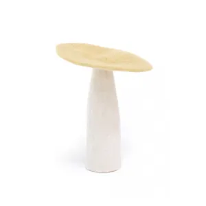 Muskhane 100% Felt Mushroom Flat Extra Large Wheat