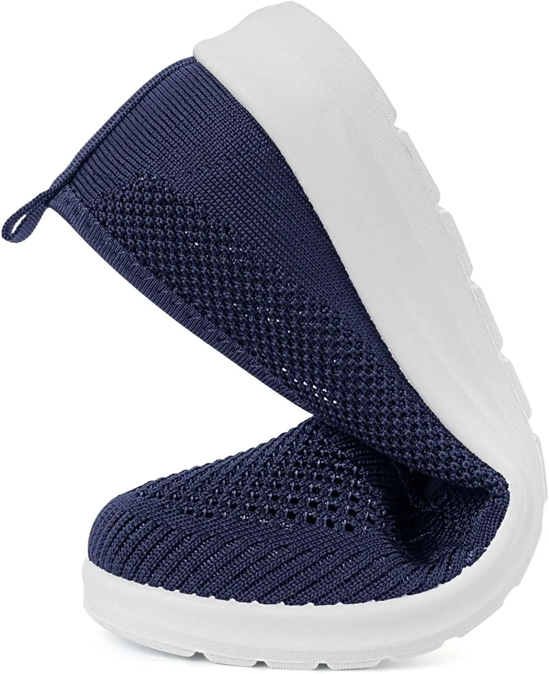 MUSSHOE Walking Shoes Women Breathe Mesh Slip On Sneakers Women Comfortable Lightweight