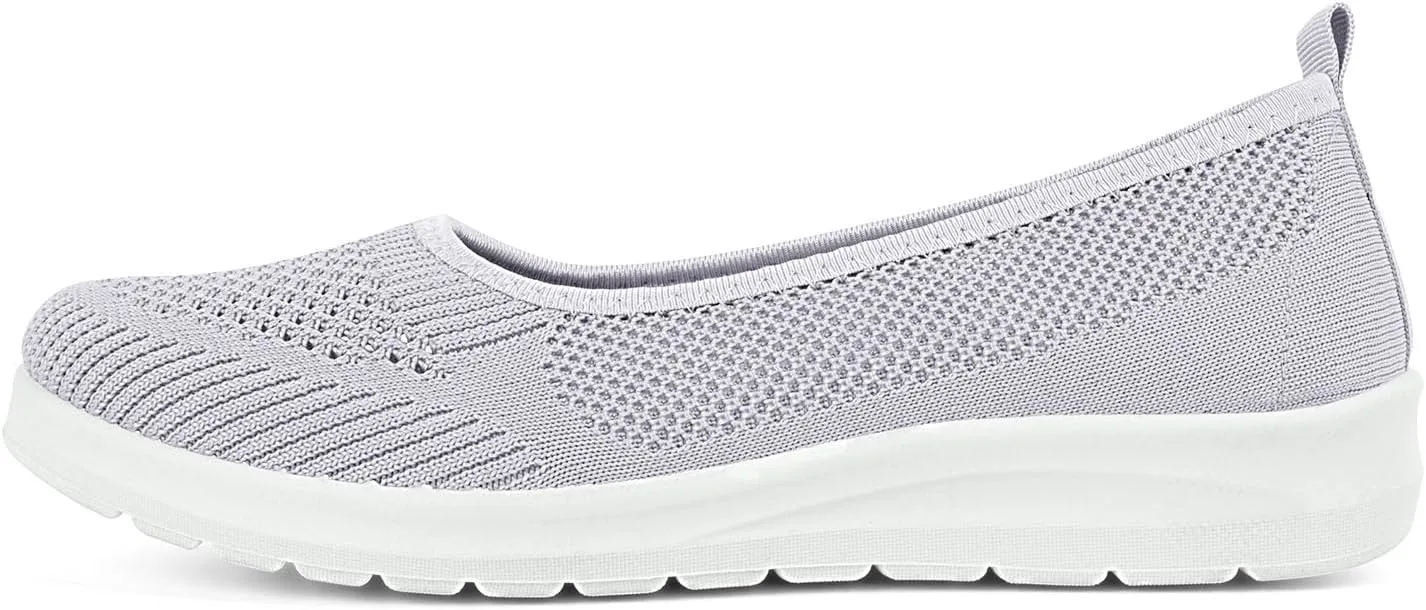 MUSSHOE Walking Shoes Women Breathe Mesh Slip On Sneakers Women Comfortable Lightweight