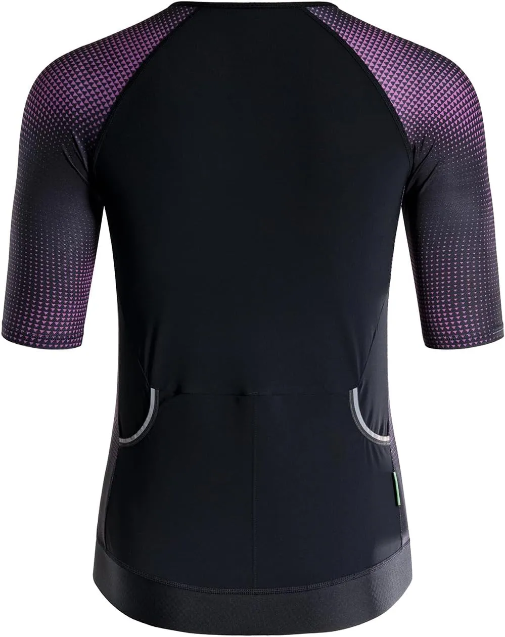 MY KILOMETRE Men's Triathlon Top Full Zip Short Sleeve Tri Shirt, Quick-Dry, UPF 50  Protection with Reflective Back Pockets