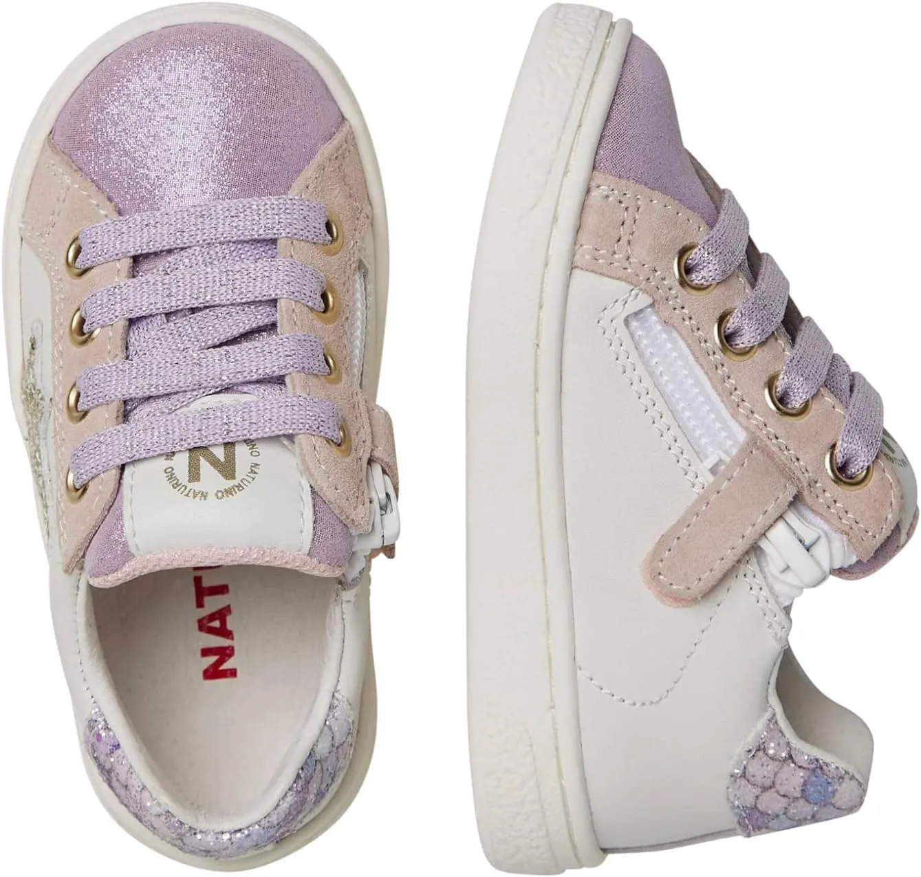 Naturino Girl's Pinn Zip (Toddler/Little Kid) Sneaker
