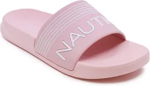 Nautica Kids Girls Slip-On Sandal Athletic Slide Youth Big Kid Little Kid-Gaff Girls-Blush Size-13
