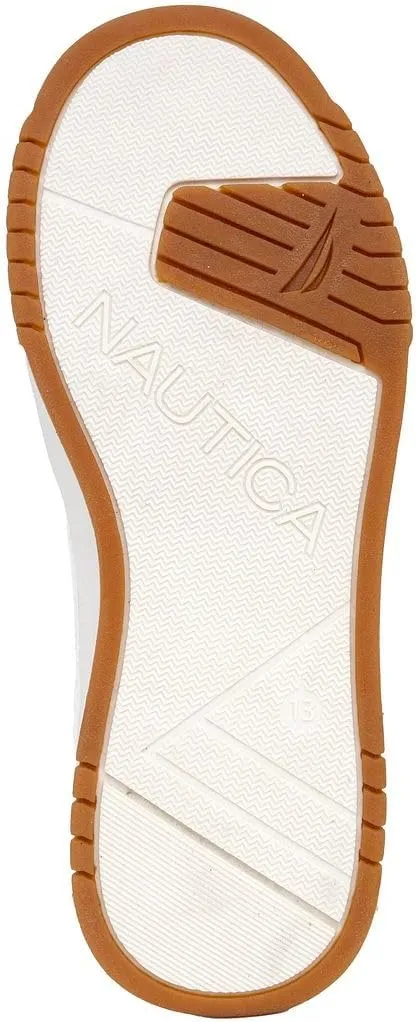 Nautica Kids Sneaker: Lace-Up Fashion Shoe with Boot-Like High Top Design for Boys and Girls (Big Kid/Little Kid Sizes) - Horizon