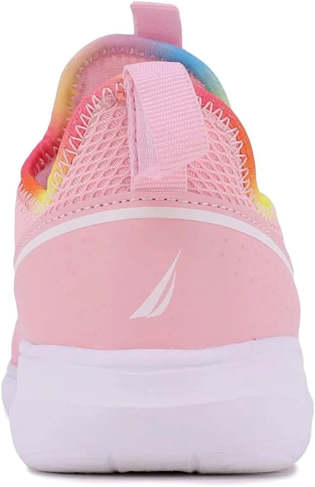 Nautica Youth Girls Slip-On Athletic Sneakers - Stylish Running and Tennis Shoes for Little and Big Kids