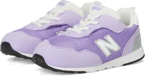 New Balance Baby 515 V1 New-b Hook and Loop Sneaker, Lilac Glo/Violet Crush, 3.5 X-Wide US Unisex Infant