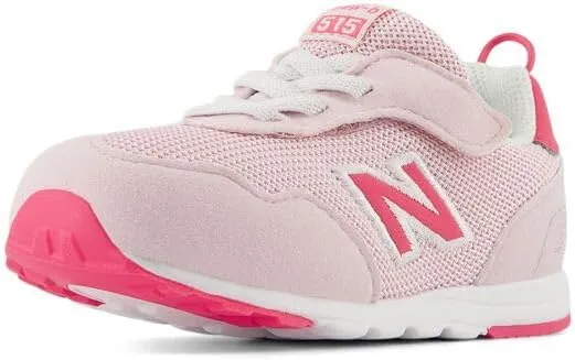 New Balance Baby 515 V1 New-b Hook and Loop Sneaker, Rose Sugar/Dragon Berry, 3 Wide US Unisex Infant
