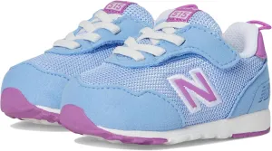 New Balance Kids 515 V1 New-b Hook and Loop Sneaker, Electric Sky/Passion Fruit, 9.5 X-Wide US Unisex Toddler