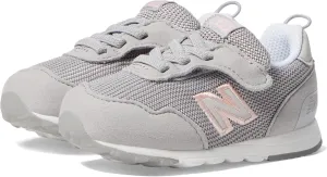New Balance Kid's 515 V1 New-b Hook and Loop Sneaker, Rain Cloud/Pink Haze, 4.5 Wide Infant