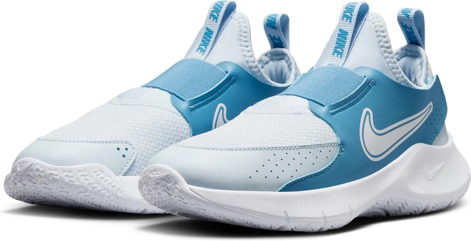 Nike Flex Runner 3 Big Kids' Road Running Shoes (FN1294-402, Blue Tint/Blue Beyond/White)