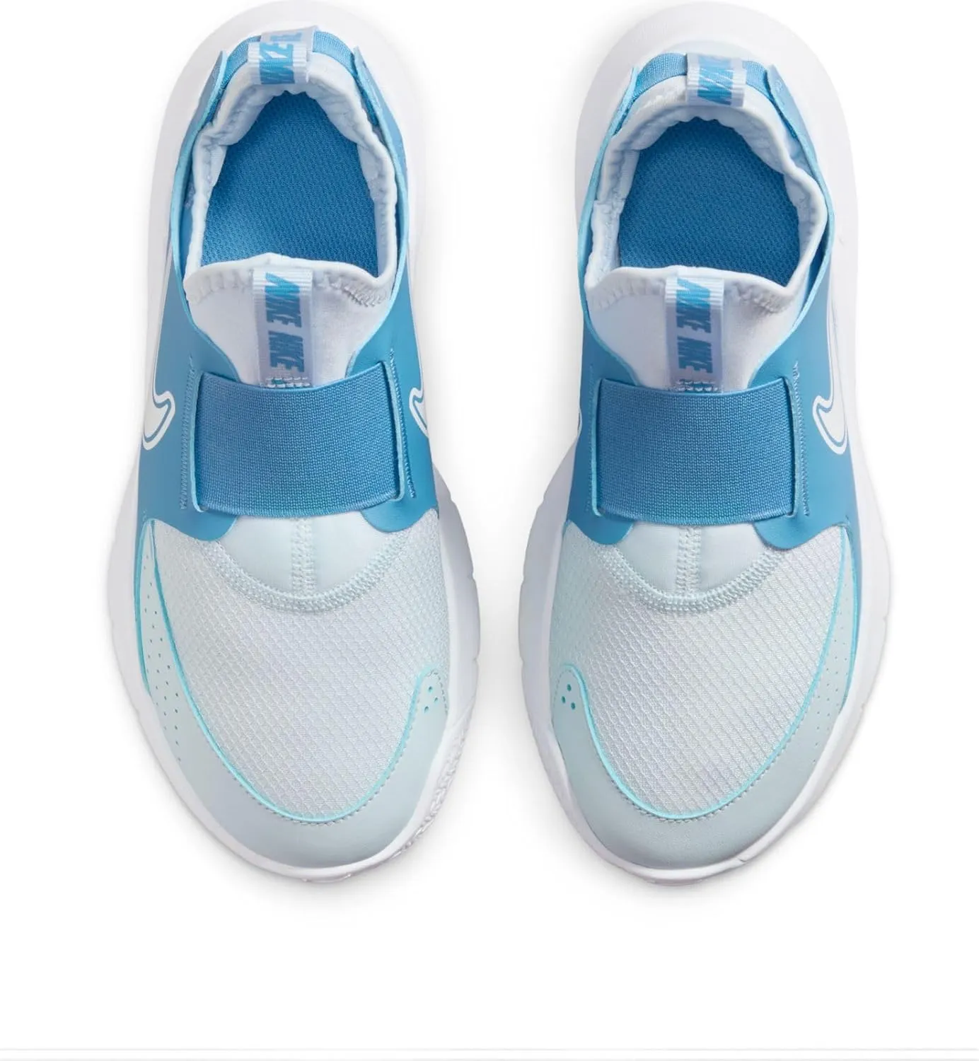 Nike Flex Runner 3 Big Kids' Road Running Shoes (FN1294-402, Blue Tint/Blue Beyond/White)