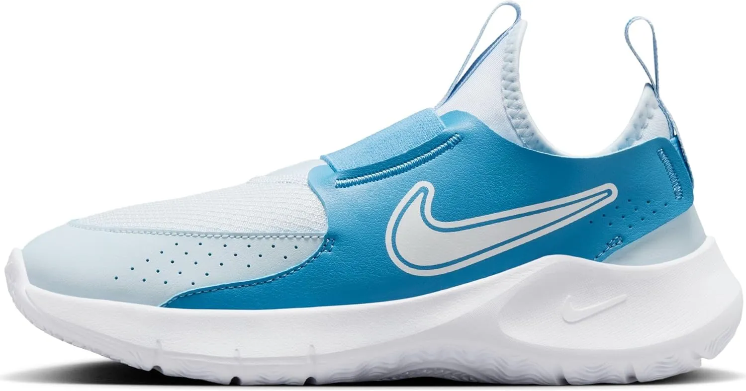 Nike Flex Runner 3 Big Kids' Road Running Shoes (FN1294-402, Blue Tint/Blue Beyond/White)