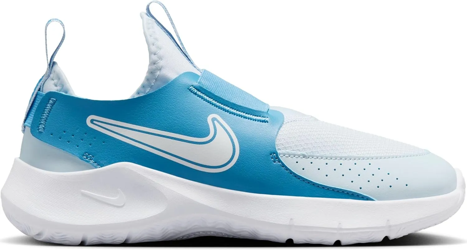 Nike Flex Runner 3 Big Kids' Road Running Shoes (FN1294-402, Blue Tint/Blue Beyond/White)