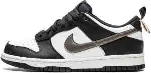 Nike Youth Dunk Low DH9764 001 Black White Metallic - Size