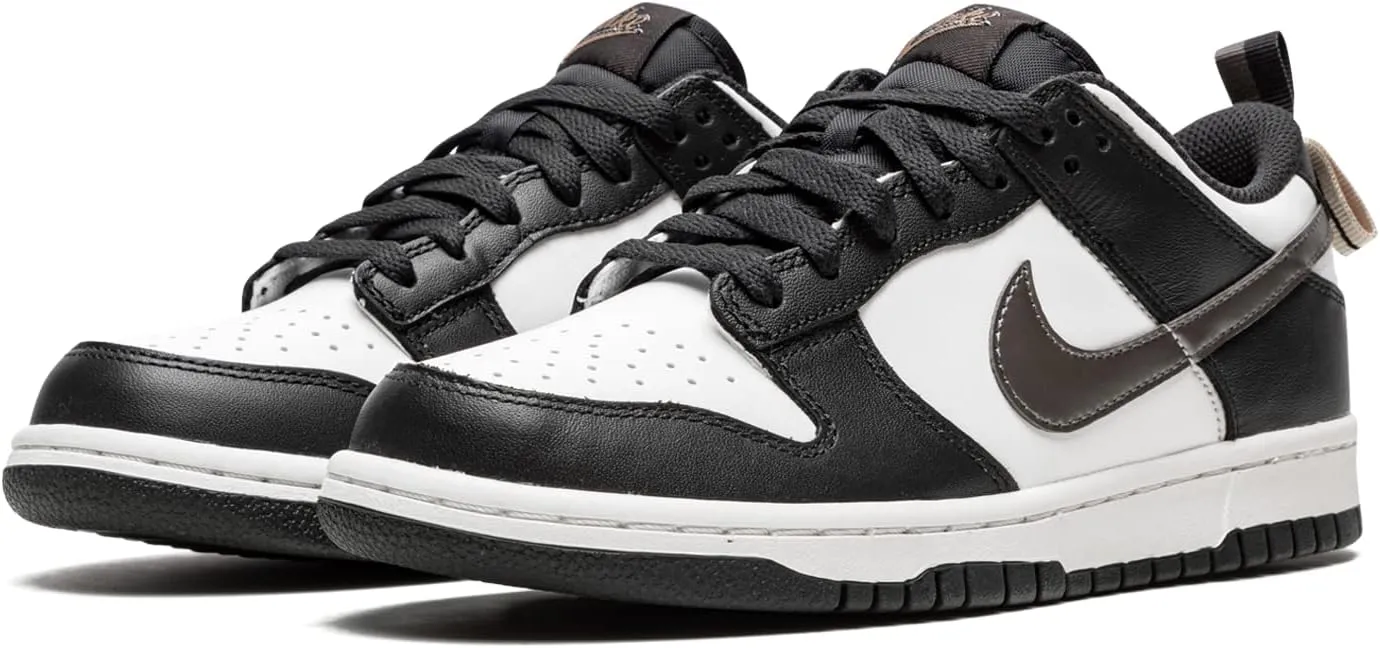 Nike Youth Dunk Low DH9764 001 Black White Metallic - Size
