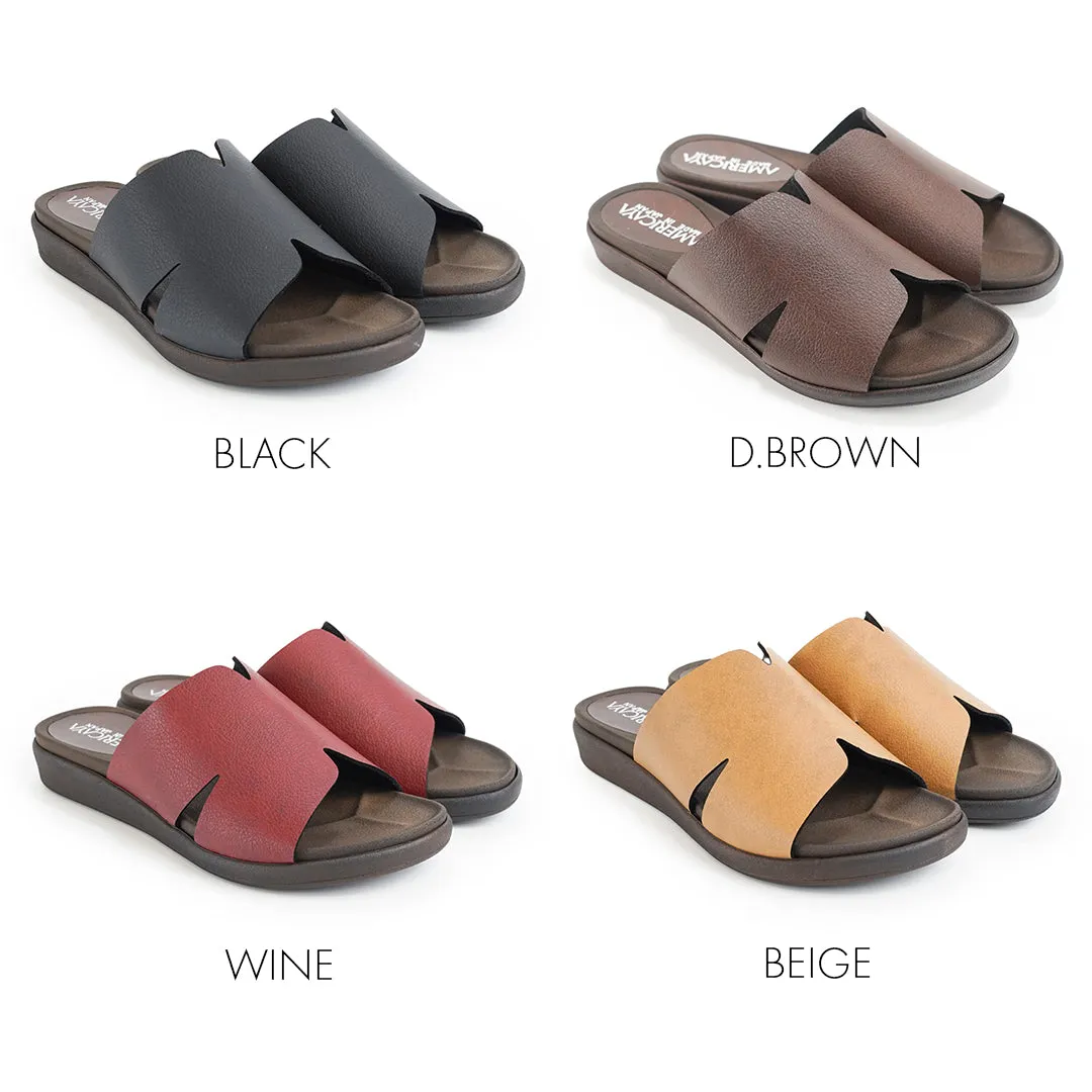 No.8205A Cross Belt Foot Bed Slip-On