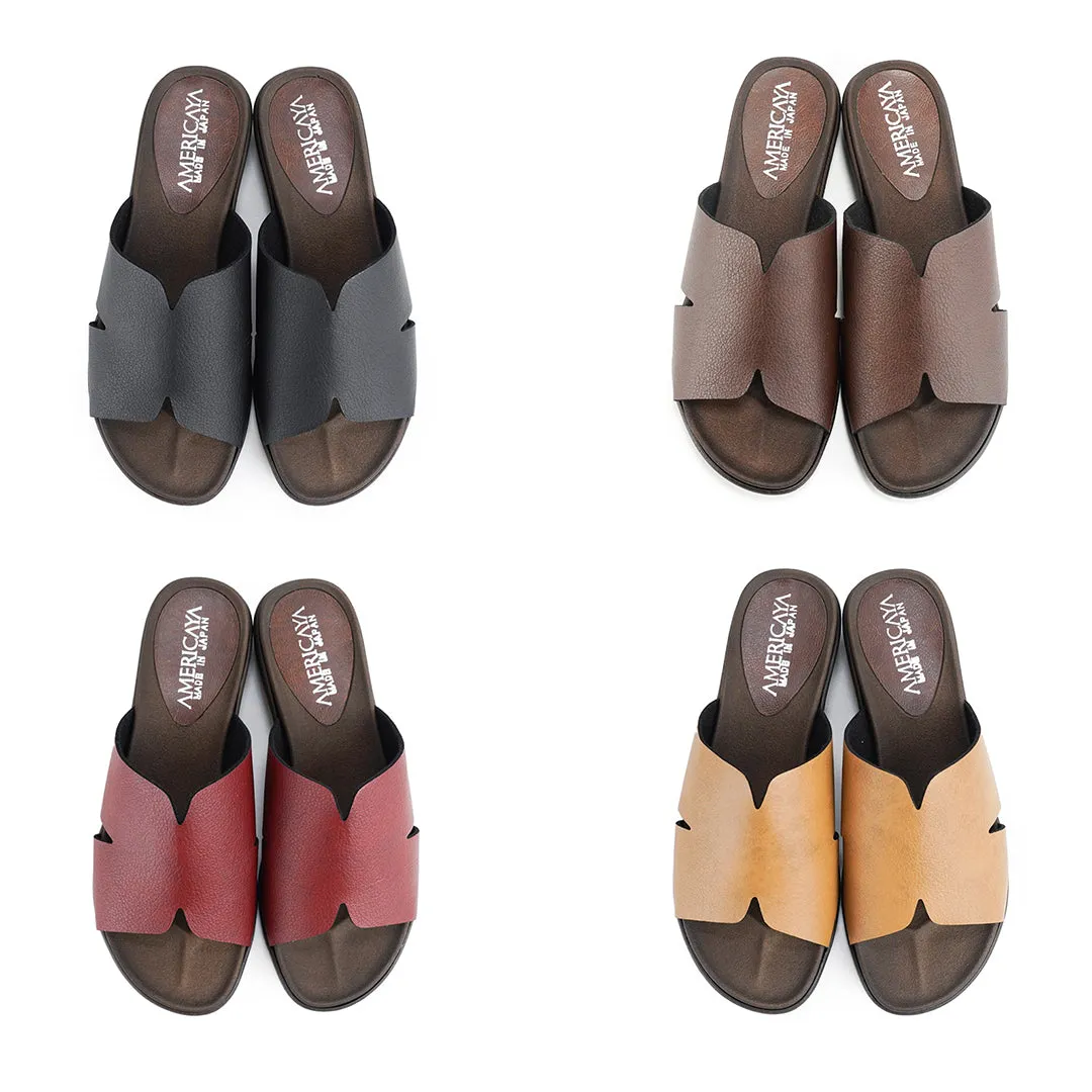 No.8205A Cross Belt Foot Bed Slip-On