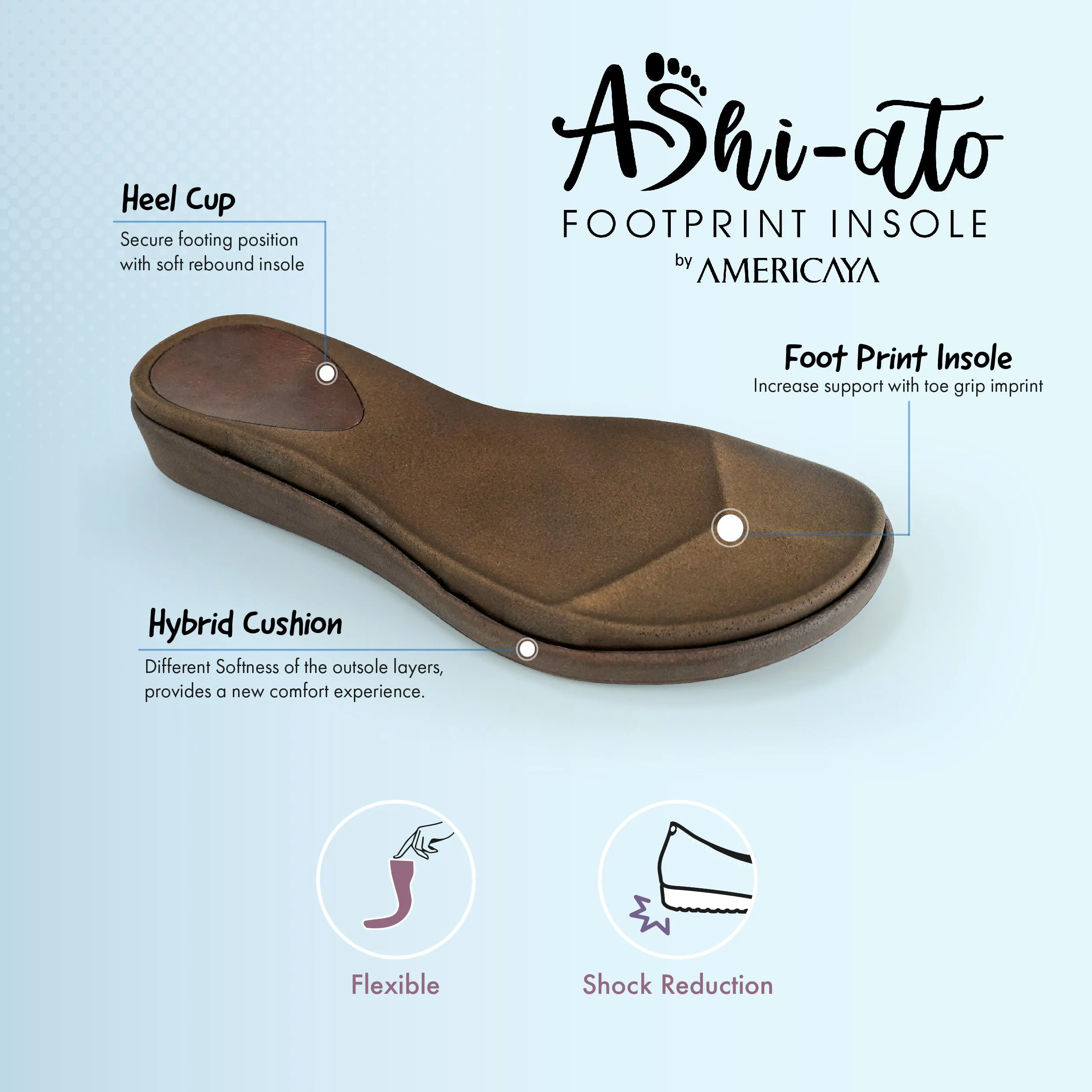 No.8205A Cross Belt Foot Bed Slip-On