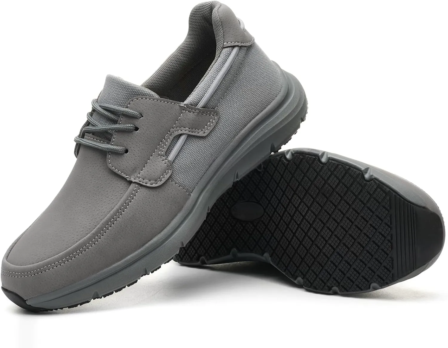Non Slip Work Shoes for Men Women Waterproof Kitchen Chef Slip Resistant Shoes Casual Lightweight Slip on Walking Sneakers