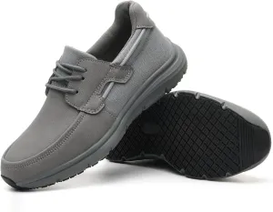 Non Slip Work Shoes for Men Women Waterproof Kitchen Chef Slip Resistant Shoes Casual Lightweight Slip on Walking Sneakers