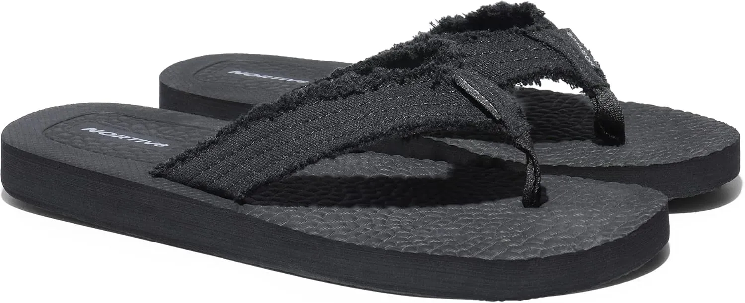 NORTIV 8 Men's Thong Flip Flops Sandals Comfortable Light Weight Beach Sandal