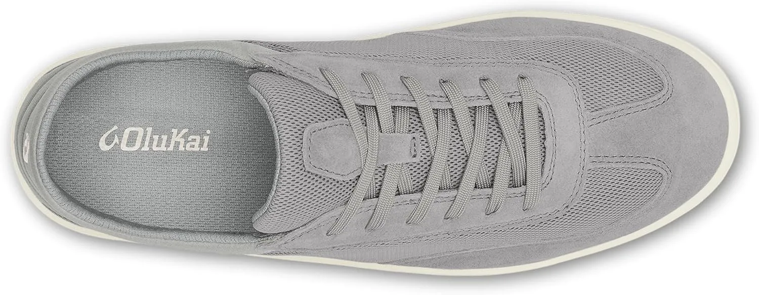 OLUKAI Punini Men's Everyday Sneaker, Classic Lace-Up Design & Countoured Footbed, Comfort Fit & Wet Grip Rubber Soles, Durable & Supportive