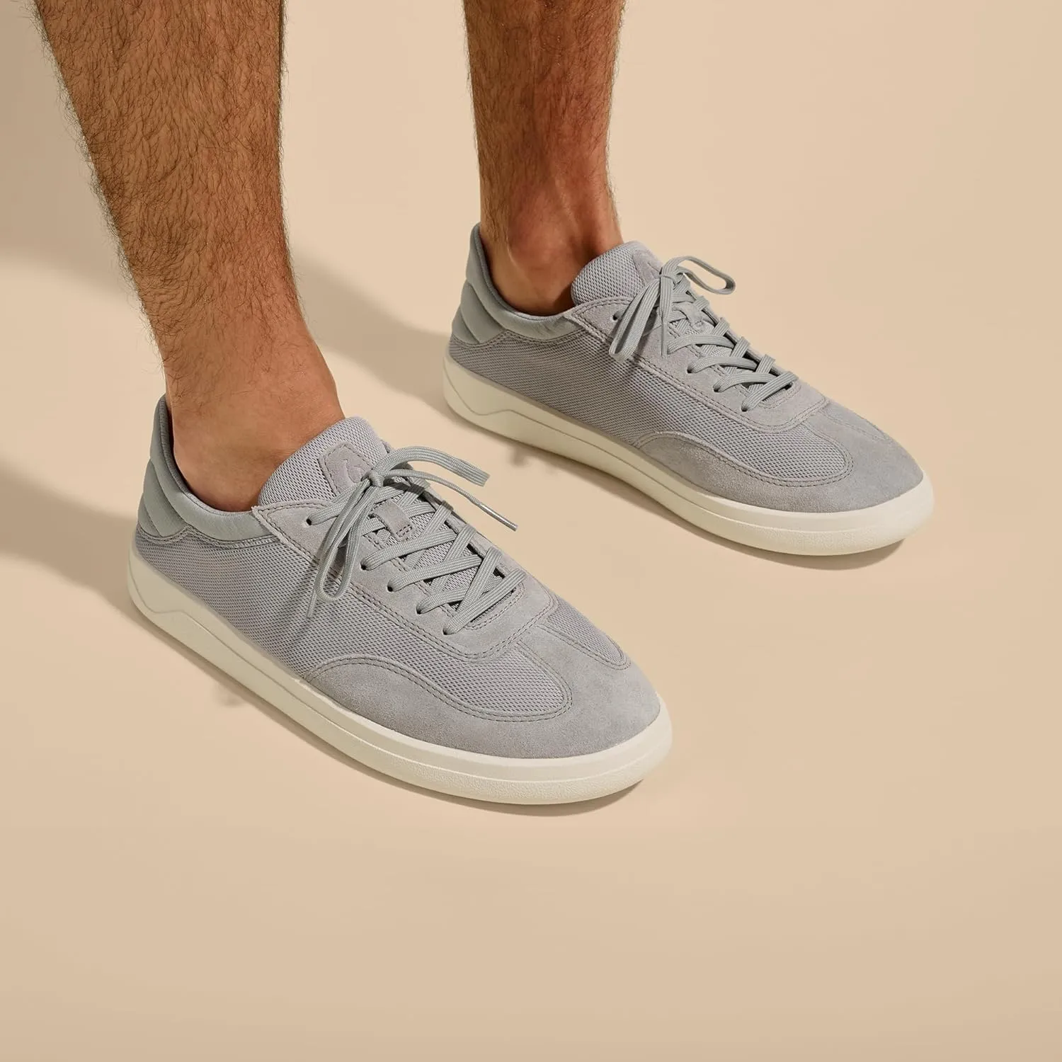 OLUKAI Punini Men's Everyday Sneaker, Classic Lace-Up Design & Countoured Footbed, Comfort Fit & Wet Grip Rubber Soles, Durable & Supportive