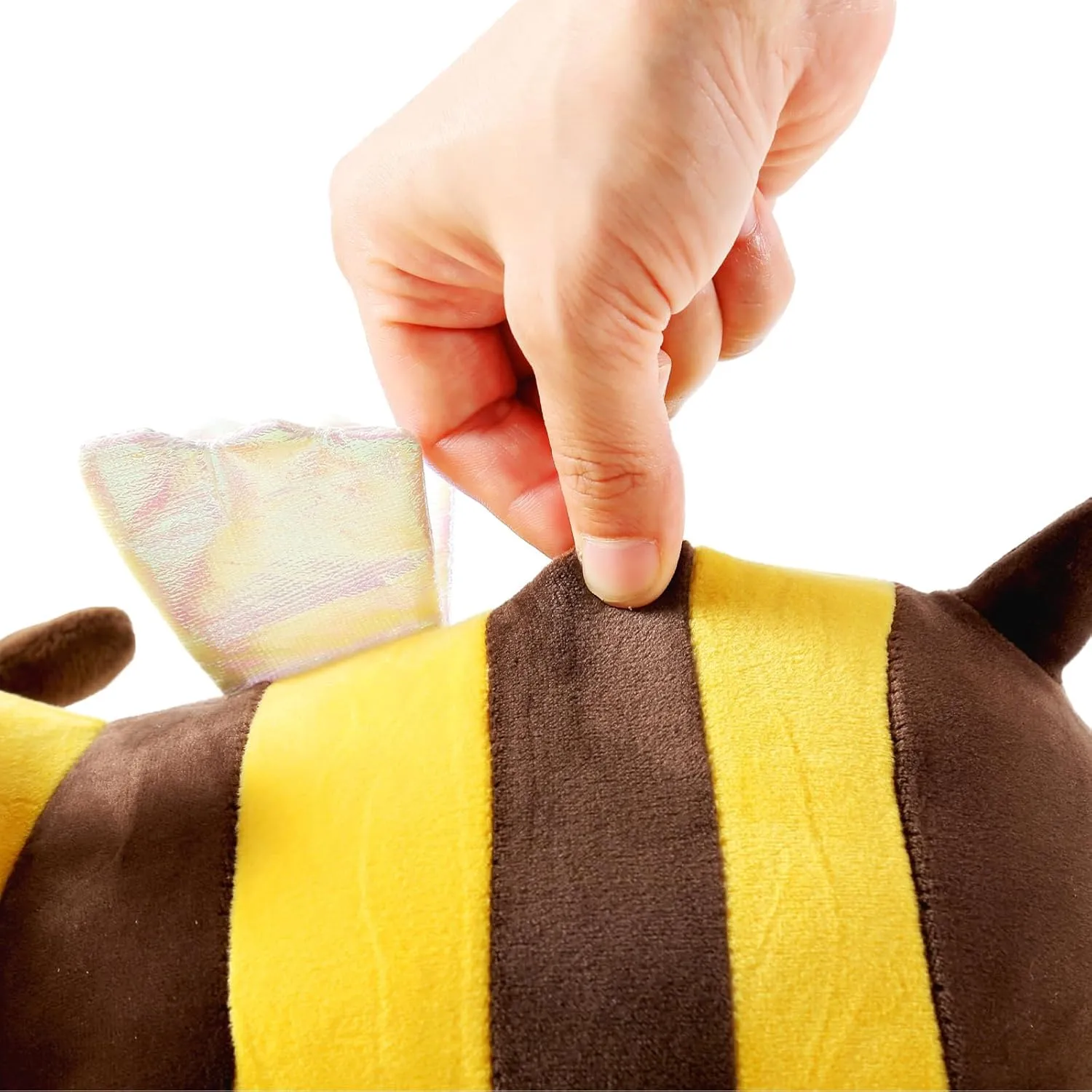 Onsoyours Cute Bee Plushies, Soft Stuffed Animal Honey Bee Plush Toy Pillow for Kids (Yellow, 19")