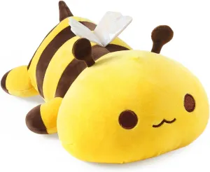 Onsoyours Cute Bee Plushies, Soft Stuffed Animal Honey Bee Plush Toy Pillow for Kids (Yellow, 19")