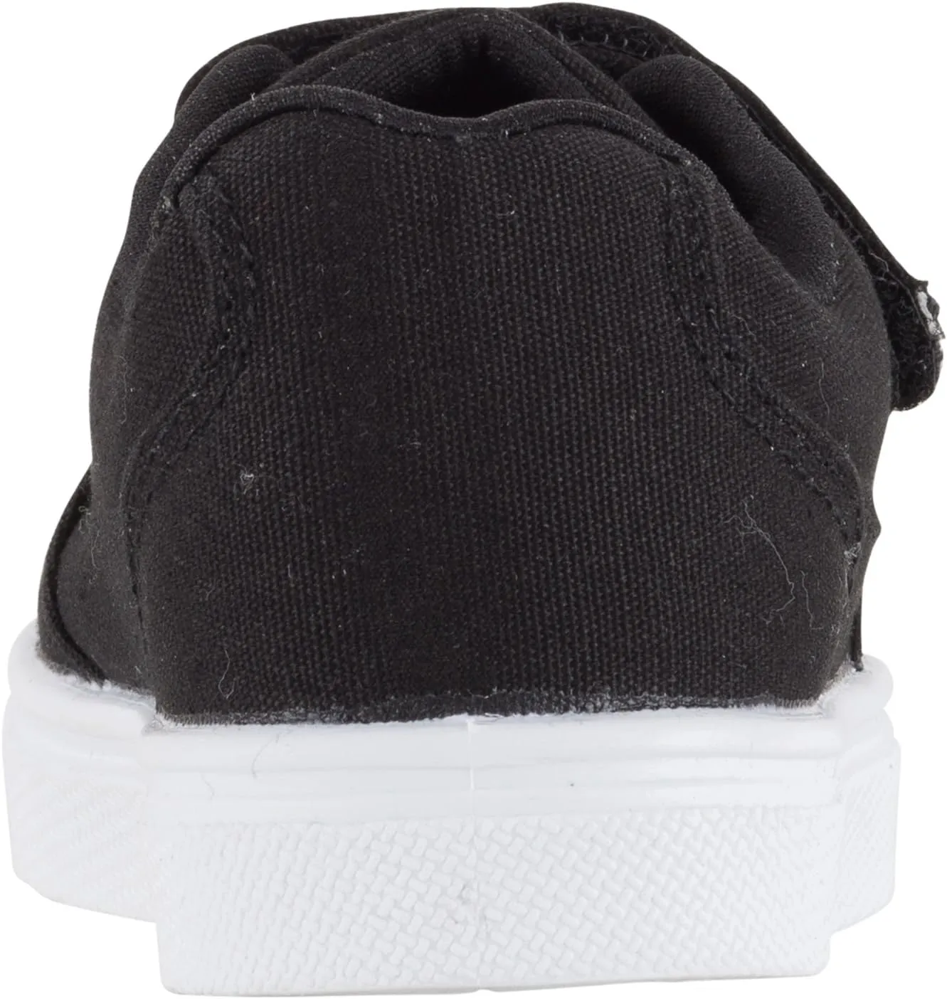 Oomphies Boys Ethan Black Hook and Loop Strapped Sneaker