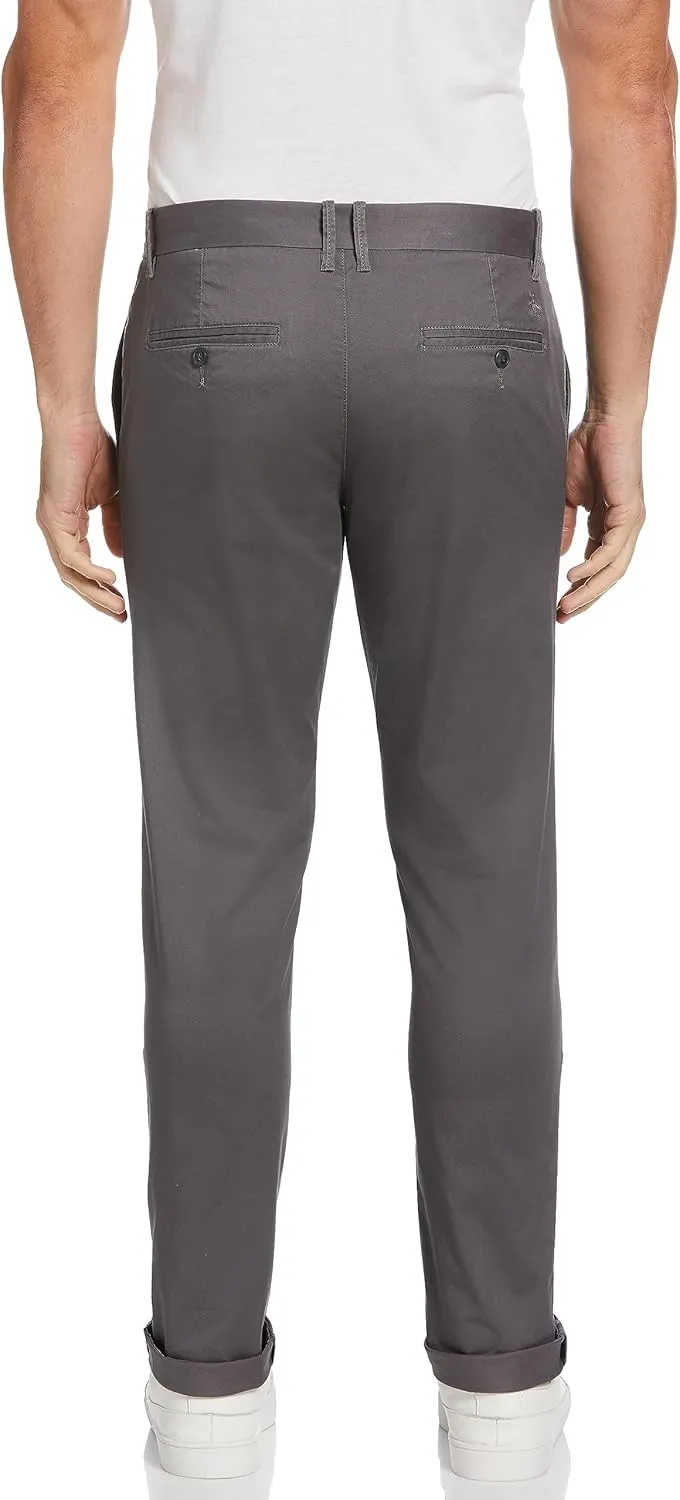 Original Penguin Men's Slim Fit Premium Basic Chino Pants (Waist Size 29-38)
